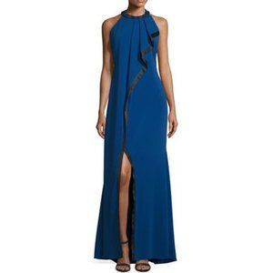 Badgley Mischka Gown with Jeweled Neckline